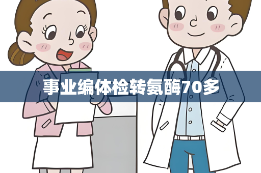 事业编体检转氨酶70多