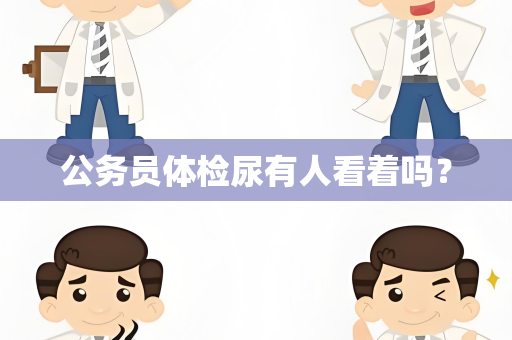 公务员体检尿有人看着吗？